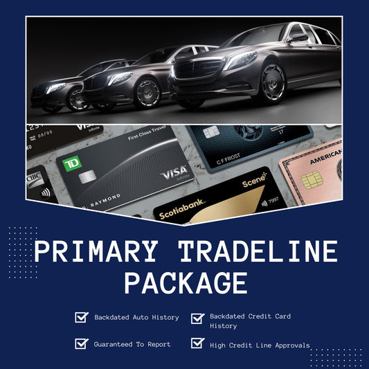 Primary Tradeline Package 1: Auto Loan & Credit Card